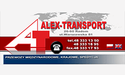 лого компании ALEX-TRANSPORT
