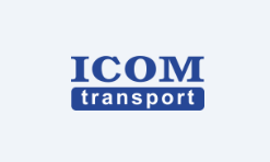 logo de la compañía ICOM transport a.s.