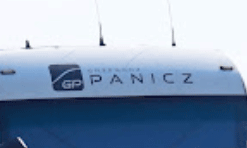 logoul companiei Panicz-Transport Grzegorz Panicz