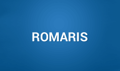logotipo da empresa ROMARIS UAB